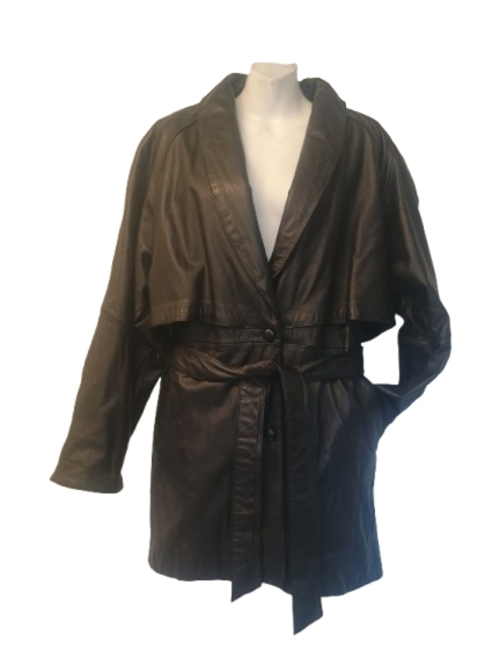 Wilson Leather Jacket Mid Length Thinsulate Removable Lining Women's Size:M